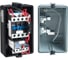 Пускатель в корпусе EKF PROxima IP65, КМЭ, 25А, 400В, с РТЭ Ir-17-25А и индикатором ctrp-r-25-400v-led 3