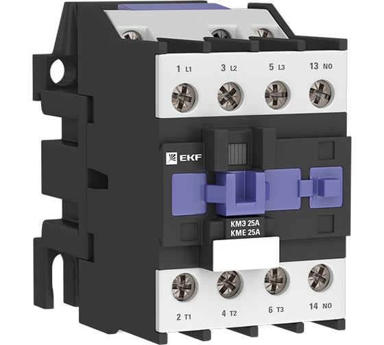 Малогабаритный контактор EKF КМЭ 25А 230В 1NC Basic SQctr-s-25-230-nc-basic
