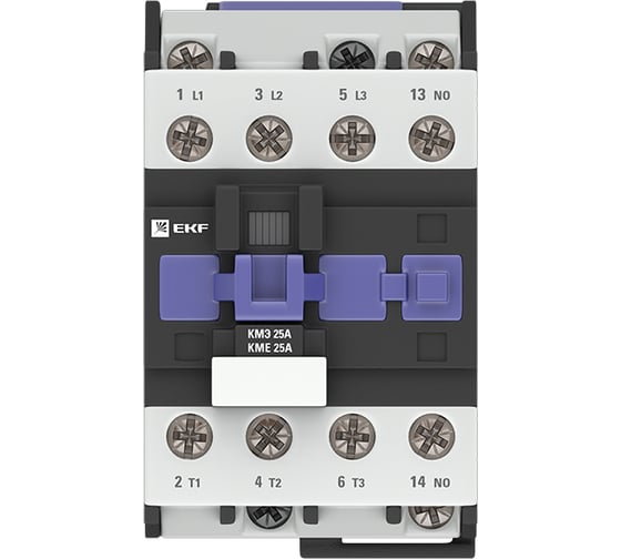 Малогабаритный контактор EKF КМЭ 25А 230В 1NC Basic SQctr-s-25-230-nc-basic