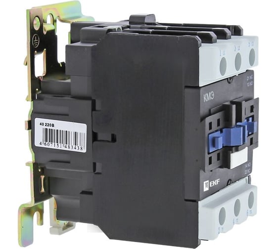 Малогабаритный контактор EKF КМЭ 40А 230В 1NO 1NC Basic SQctr-s-40-230-basic