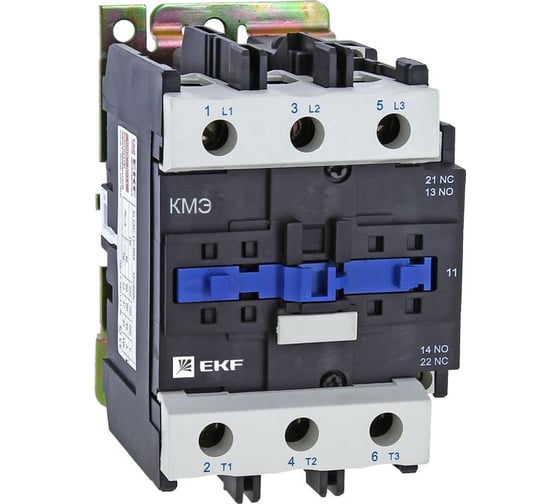 Малогабаритный контактор EKF КМЭ 95А 230В 1NO 1NC Basic SQctr-s-95-230-basic