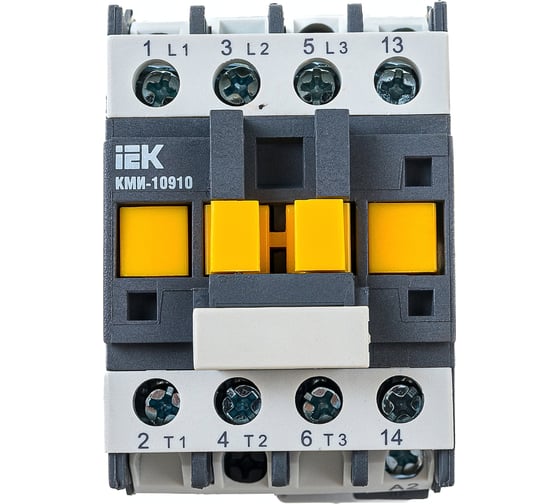 Контактор IEK КМИ-10910 9А 400В 1НО ИЭК KKM11-009-400-10 1