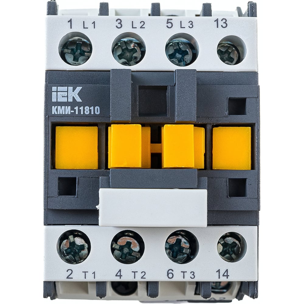 Контактор IEK КМИ-11810, 18А, 400В, 1НО, ИЭК, KKM11-018-400-10 ...
