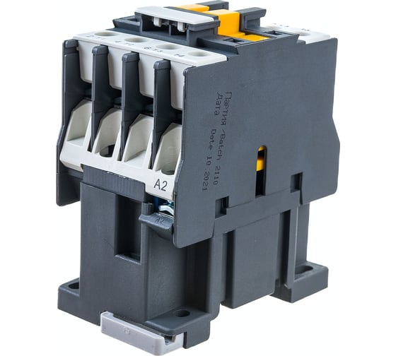 Контактор IEK КМИ-11810, 18А, 400В, 1НО, ИЭК, KKM11-018-400-10