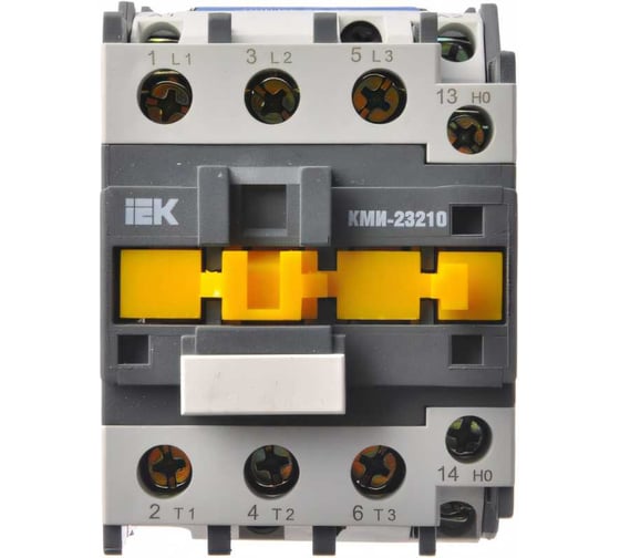 Контактор IEK КМИ-23210, 32А, 400В, 1НО, ИЭК, KKM21-032-400-10