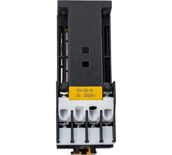 Контактор IEK КМИп-11810, 18А, 220В/АС3, 1НО, ИЭК, KMD11-018-220-10