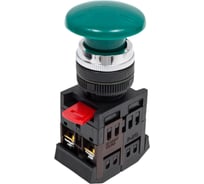 Кнопка IEK AEA-22 грибок, зеленая, 1з+1р, ИЭК BBG30-AEA-K06