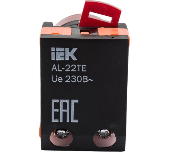 Светосигнальная арматура IEK AL-22TE, красный цилиндр, ИЭК BLS30-ALTE-K04