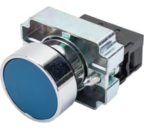 Кнопка управления IEK, LAY5-BA61, без подсветки, 1з, синяя ИЭК BBT60-BA-K07