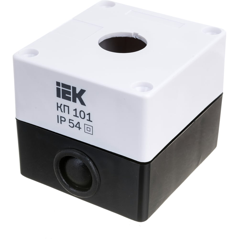Корпус IEK, КП 101, 1-местный, белый, для кнопок, ИЭК, BKP10-1-K01 ...