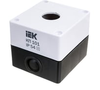 Корпус IEK, КП 101, 1-местный, белый, для кнопок, ИЭК, BKP10-1-K01