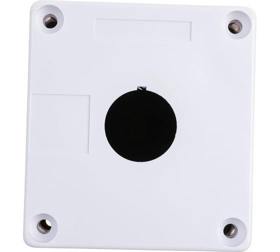 Корпус IEK, КП 101, 1-местный, белый, для кнопок, ИЭК, BKP10-1-K01