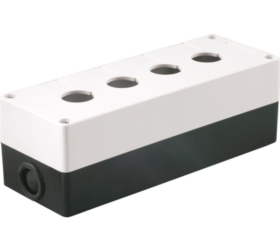 Корпус IEK, КП 104, 4-местный, белый, для кнопок ИЭК, BKP10-4-K01 1