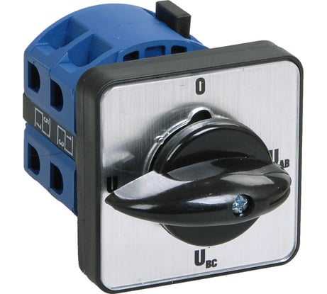 Кулачковый переключатель IEK ПКП25-12/О, 25А, 0-1, 2Р/400В, ИЭК BCS12-025-1