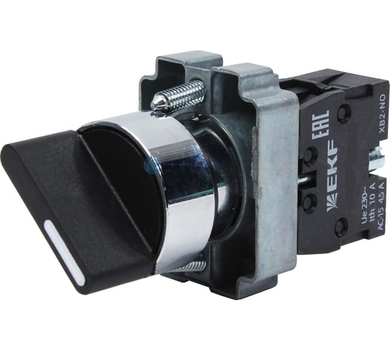 Переключатель IEK LAY5-BJ25 2 положения, I-0, длинная ручка, ИЭК BSW70-BJ-2-K02