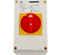Кулачковый переключатель IEK ПКП63-13/К 63А, откл-вкл, 3Р/400В, IP54, ИЭК BCS33-063-1