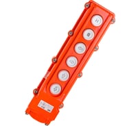 Кнопочный пост IEK на 6 кнопок, ПКТ-63, ИЭК BPU10-6