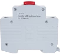 Сигнальная лампа IEK, DIN 1P, красная матрица, ЛС-47М, ИЭК MLS20-230-K04