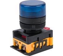 Сигнальная лампа IEK AL-22TE синяя, неон BLS30-ALTE-K07