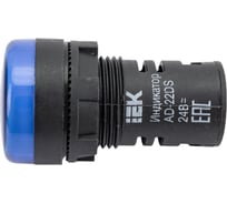 Светодиодная сигнальная лампа IEK AD-22DS синяя BLS10-ADDS-024-K07