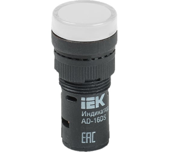 Лампа IEK AD16DS LED матрица, d=16мм, белый, 12В, AC/DC BLS10-ADDS-012-K01-16