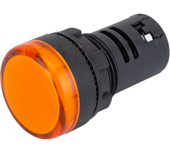 Лампа IEK AD22DS LED матрица, d=22мм, желтая, 24В, AC/DC BLS10-ADDS-024-K05