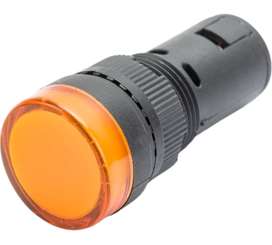 Лампа IEK AD16DS LED матрица, d=16мм, желтый, 12В, AC/DC BLS10-ADDS-012-K05-16