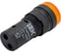 Лампа IEK AD16DS LED матрица, d=16мм, желтый, 12В, AC/DC BLS10-ADDS-012-K05-16 2