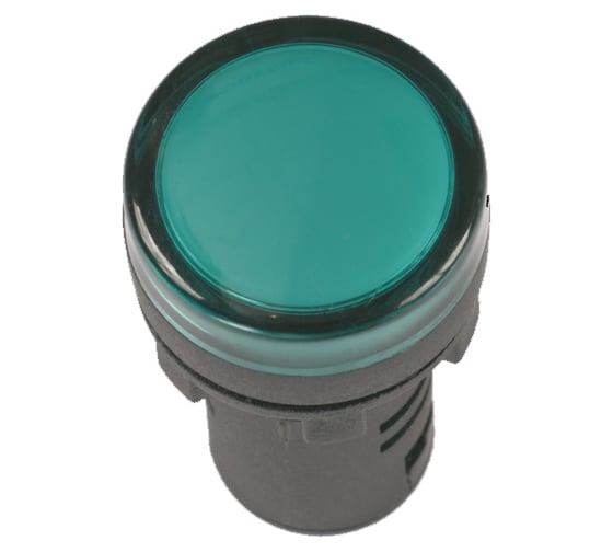 Лампа IEK AD16DS LED матрица, d=16мм, зеленый, 24В, AC/DC BLS10-ADDS-024-K06-16