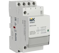 Модульный контактор IEK ARMAT KMR 25А, 24В AC/DC, 4НО AR-KMR20-025-40-024