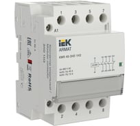 Модульный контактор IEK ARMAT KMR 40А, 24В AC/DC, 3НО 1НЗ AR-KMR20-040-31-024