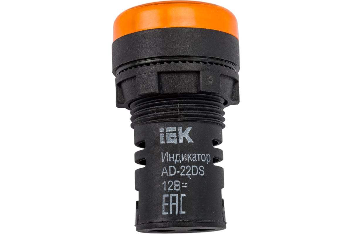Светодиодная сигнальная лампа IEK AD-22DS желтая BLS10-ADDS-012-K05 ...