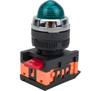 Сигнальная лампа IEK AL-22 зеленая, неон BLS20-AL-K06