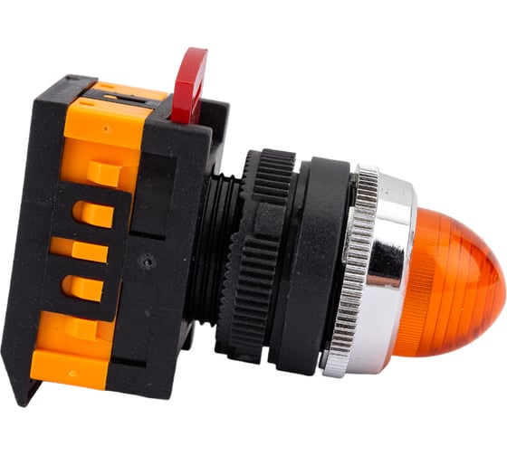 Сигнальная лампа IEK AL-22 желтая, неон BLS20-AL-K05