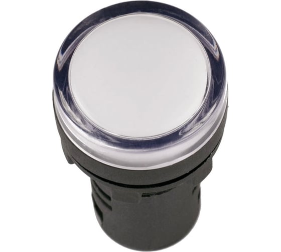 Светодиодная сигнальная лампа IEK AD-22DS белая BLS10-ADDS-012-K01 1