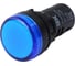 Лампа IEK AD22DS LED матрица, d=22мм, синий, 230В BLS10-ADDS-230-K07 2