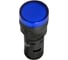 Лампа IEK AD22DS LED матрица, d=22мм, синий, 230В BLS10-ADDS-230-K07 3