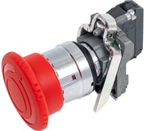 Кнопка аварийного останова Systeme Electric SB4 в сборе 22мм 40мм повернуть для возврата металл 1Н SE SB4BS8442