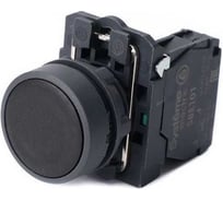 Кнопка модульная Systeme Electric SB5 в сборе 22мм с возвратом пластик 1НО черный SE SB5AA21