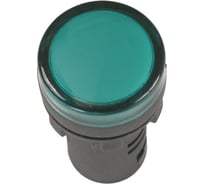 Лампа IEK AD16DS LED матрица, d=16мм, зеленый, 12В, AC/DC BLS10-ADDS-012-K06-16