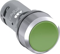 Кнопка ABB, CP1-30G-11, 1НО+1HЗ, без фиксации, зеленая 1SFA619100R3072