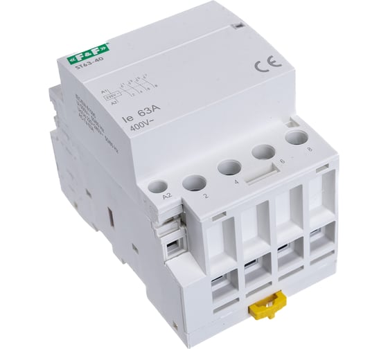 Модульный контактор F&F с индикатором включения ST-63-40 EA13.001.005