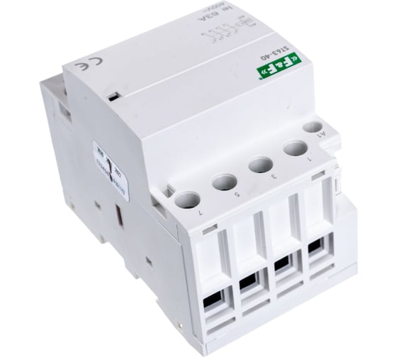 Модульный контактор F&F с индикатором включения ST-63-40 EA13.001.005