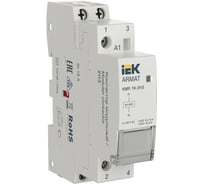 Контактор модульный IEK ARMAT KMR 16А 24В AC/DC 2НЗ AR-KMR20-016-02-024