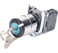 Переключатель модульный Systeme Electric SB4 в сборе 22мм 2поз. с фиксацией ключ 1пол 1НО SE SB4BG21