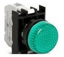 Сигнальная арматура Emas зелёная, с блоком подсветки CB9 12-30В AC/DC CP090XY