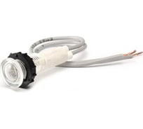 Сигнальная арматура Emas белая 10мм с силиконовым проводом 24В S100LB2