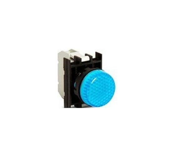 Сигнальная арматура Emas синяя, с блоком подсветки CB7, синий 12-30В AC/DC CP070XM