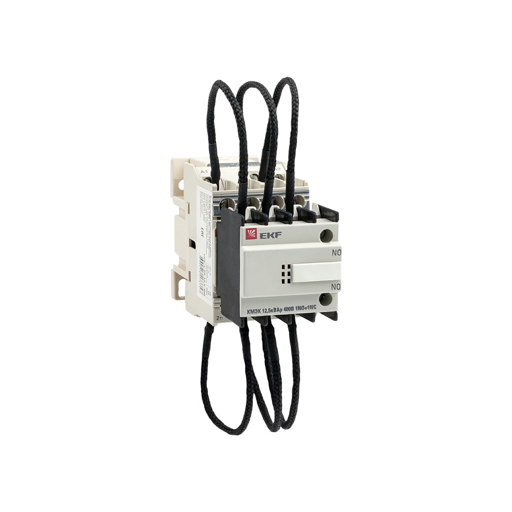 Контактор для конденсатора EKF КМЭК PROxima, 12.5квар, 400В, 1NО+1NC ...
