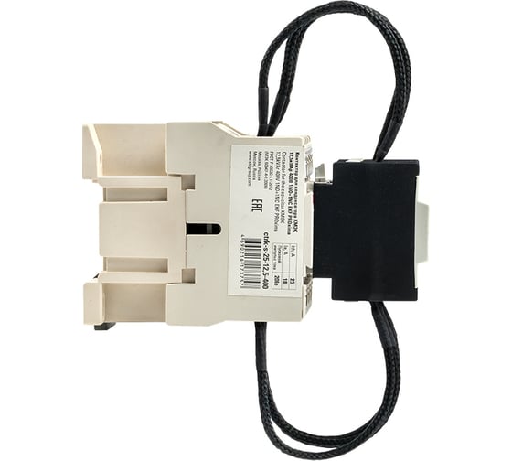 Контактор для конденсатора EKF КМЭК PROxima, 12.5квар, 400В, 1NО+1NC ctrk-s-25-12.5-400
